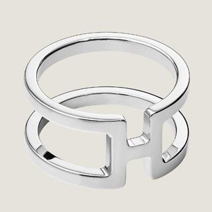 Hermes H en rond scarf 90 ring NWT